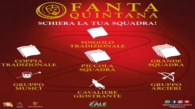 Quintana Ascoli Piceno, arriva il Fanta Giostra per le edizioni 2024: ultime ore a disposizione per allestire la squadra