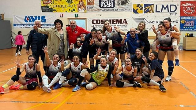 Riviera Samb Volley, fine settimana da sogno. Vincono e convincono sia gli uomini che le ragazze