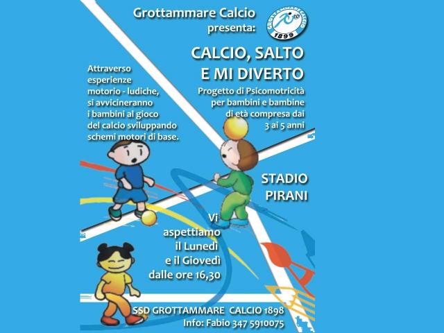 Grottammare, nuovo progetto ''Calcio, salto e mi diverto'' rivolto ai bambini
