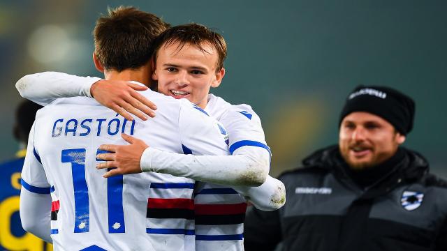 Verona-Sampdoria 1-2, highlights