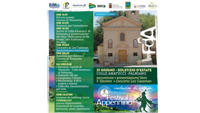 Festival dell'Appennino 2023, primo appuntamento a Palmiano con il concerto di Leo Gassman