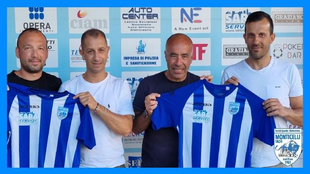 Monticelli Calcio, ufficializzato lo staff tecnico del nuovo allenatore Filippini