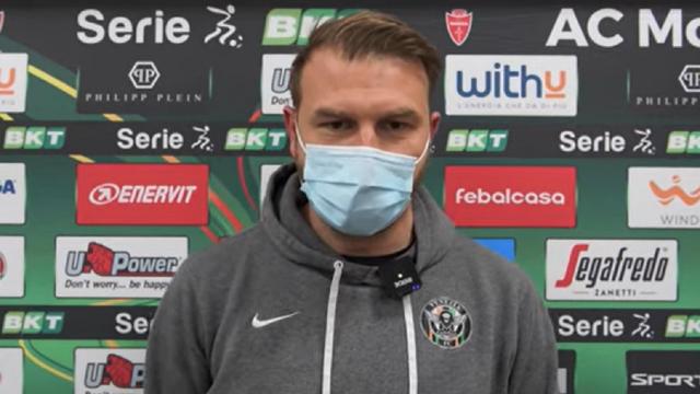 Monza-Venezia 1-4, le voci di Brocchi (''Sono molto arrabbiato'') e Zanetti post gara