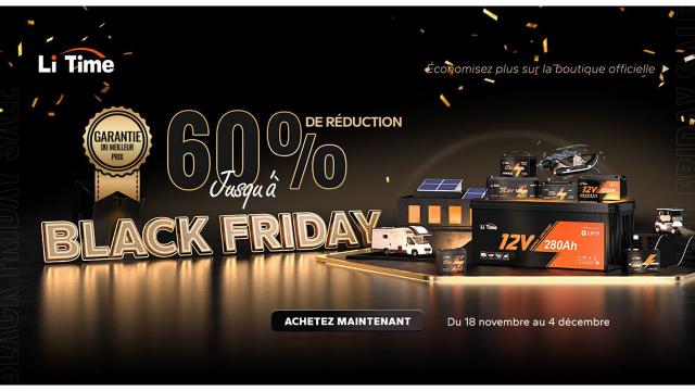 LiTime presenta offerte imperdibili per il Black Friday 2024 sulle soluzioni di accumulo di energia LiFePO4