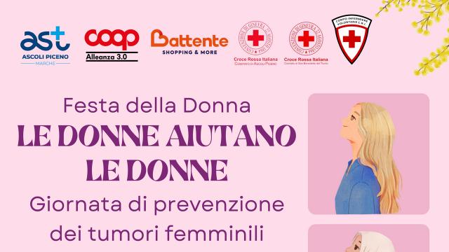 8 Marzo, 'Le donne aiutano le donne'. AST Ascoli Piceno al 'Battente' e 'Porto Grande' per prevenzione tumori femminili 