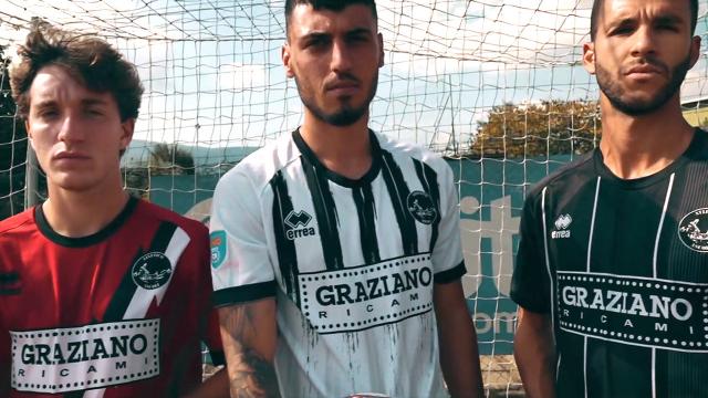 Atletico Ascoli, le tre nuove divise da gioco indossate dai ragazzi di Pirozzi nel campionato di Serie D