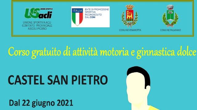 Unione Sportiva Acli, a Palmiano un corso gratuito di attività motoria e ginnastica dolce