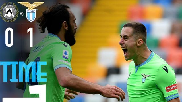 Udinese-Lazio 0-1, highlights