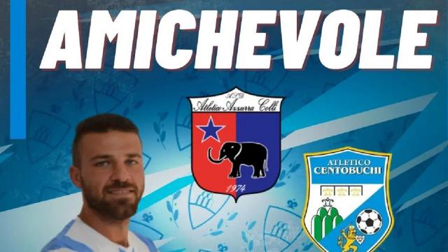 Amichevole di fine anno, l'Atletico Centobuchi supera 2-0 l'Atletico Azzurra Colli