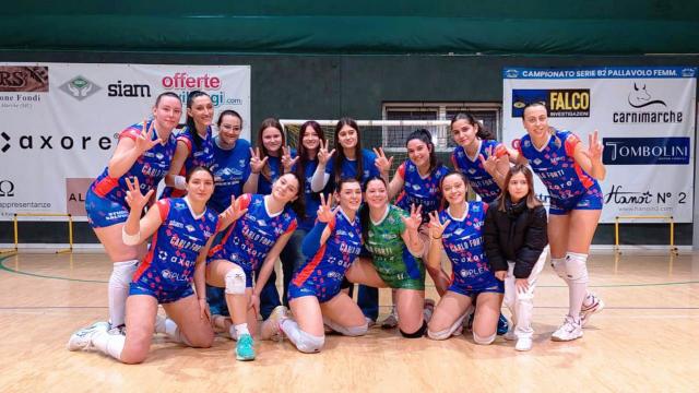 Pallavolo femminile, Serie B2: vittoria per 3-1 della Carlo Forti–Axore.it sulla Battistelli Blu Volley Pesaro