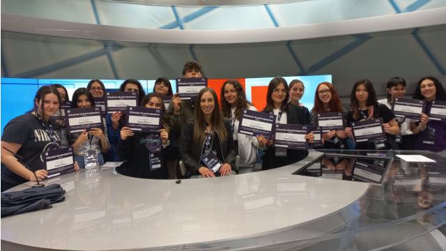 Istituto 'A. Capriotti' di San Benedetto del Tronto, visita di 15 alunni alla Rai di Ancona