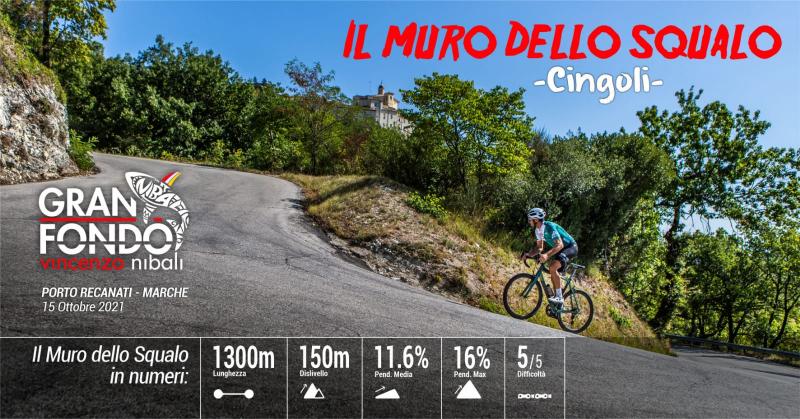  Ciclismo: Granfondo Nibali-5 Mila Marche, lo Squalo è arrivato a Porto Recanati