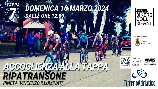 Tirreno Adriatico 2024, Ripatransone attende passaggio tappa con la festa pubblica degli Avis Bikers dei Colli Ripani