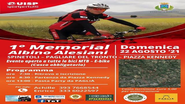 Spinetoli, un giro in mountain bike in ricordo di Albino Alesiani   