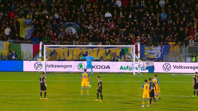 Serie B 22° turno: un rigore di Borrelli abbatte il Benevento e lancia la fuga del Frosinone