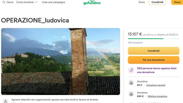 Gara di solidarietà per Ludovica: bimba di 10 anni con neoplasia cerebrale ha bisogno di cure. Donati oltre 13mila euro