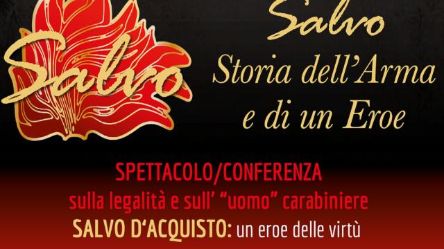 Monteprandone, 'Salvo, storia dell’Arma e di un Eroe': al Pacetti spettacolo conferenza sui temi della legalità