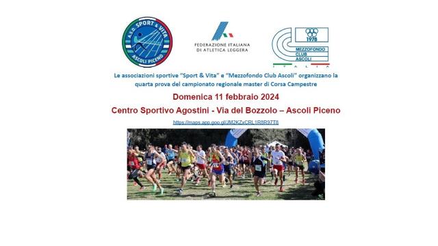 Macchina organizzativa a pieni giri per il Cross Podistico di Ascoli Piceno 