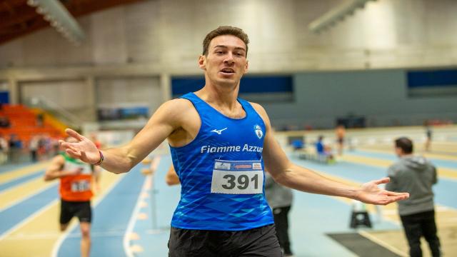 Atletica leggera, Barontini apre la stagione al meglio aggiudicandosi i 400 al PalaCasali di Ancona