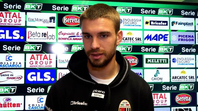 Ascoli Calcio, mai Quaranta aveva giocato così tanto in B. Un gol a Lecco ed un cartellino rosso a Modena