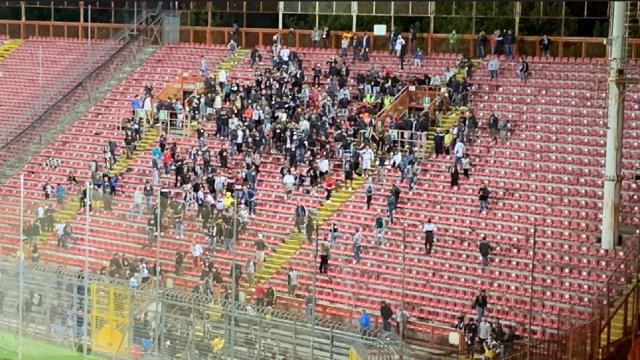 Perugia-Ascoli, dato definitivo dei tifosi bianconeri nel Settore Ospiti del ''Curi''
