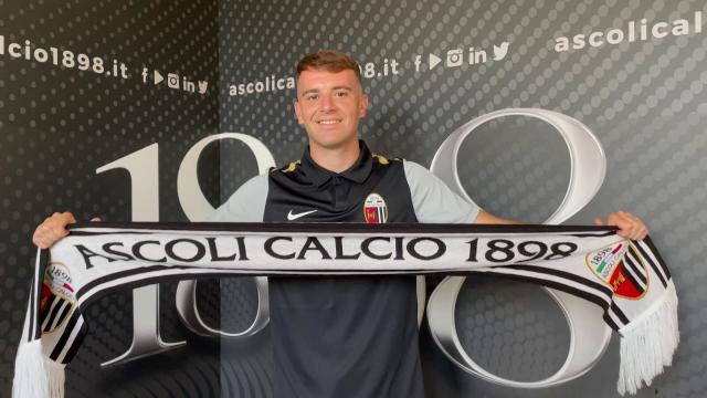 Ascoli Calcio, ecco il primo movimento in entrata. Il centrocampista Bertini è ufficialmente bianconero