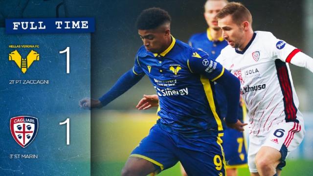Verona-Cagliari 1-1, highlights