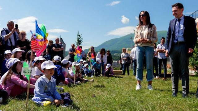 IC Don Giussani-Monticelli di Ascoli Piceno, inaugurata l'Aula Verde multidisciplinare ''Orto di San Francesco''