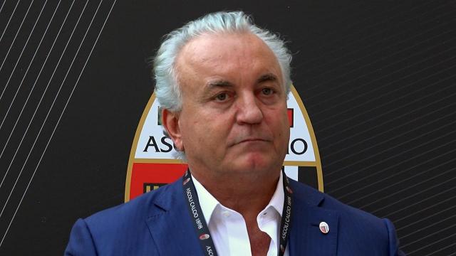Ascoli Calcio, Pulcinelli: “Stiamo cercando di vendere, abbiamo 2-3 potenziali acquirenti. Mendes? Vogliamo 2,9 milioni”