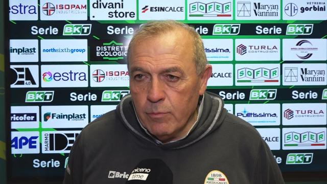 Ascoli-Cremonese 0-0, la voce di Castori in zona mista: “Siamo stati molto alti ed aggressivi”