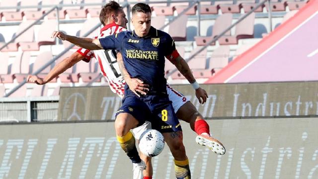 Vicenza-Frosinone 0-2, i ciociari espugnano il ''Menti'' grazie a Ciano e Maiello