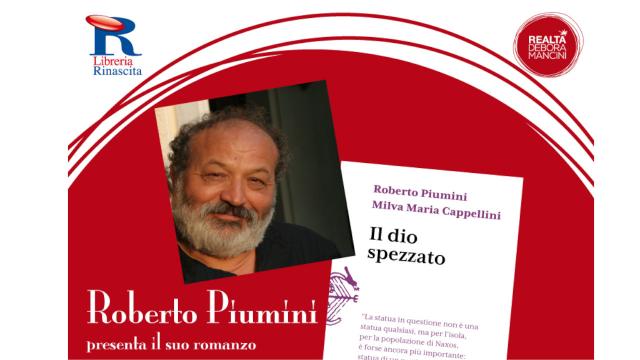 Ascoli Piceno, Roberto Piumini presenta ''Il Dio spezzato'' alla Libreria Rinascita