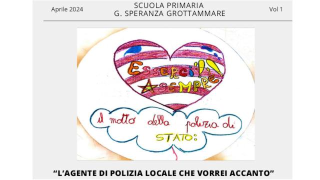 ''L'agente di polizia locale che vorrei'', 5D del Leopardi di Grottammare ottiene il terzo posto