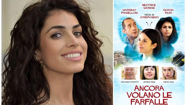 Cupra Marittima, 'Ancora volano le farfalle' con l'attrice ascolana Giorgia Fiori al cinema Margherita