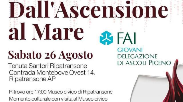 Vino e cultura del territorio, il Gruppo FAI Giovani Ascoli Piceno fa tappa a Ripatransone da Tenuta Santori