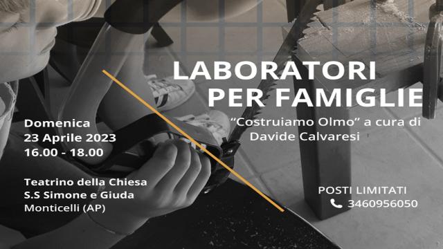 Monticelli, appuntamento con il laboratorio di burattini ''Costruiamo Olmo''