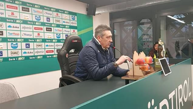Sudtirol-Brescia 1-0, voci Bisoli (“70 minuti di grande livello”) ed Aglietti (“Bisogna toglierci certe paure di dosso”)