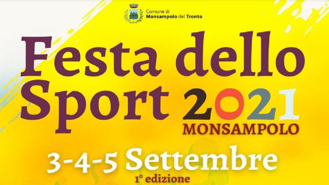 Monsampolo del Tronto, Comune organizza prima edizione ''Festa dello Sport''
