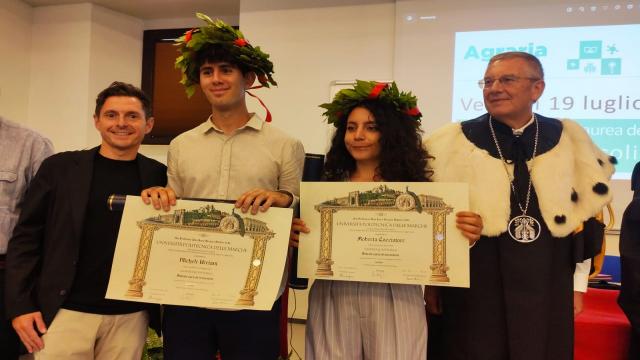 Ascoli Piceno: Michele e Roberta primi laureati al corso triennale della Facoltà di Agraria