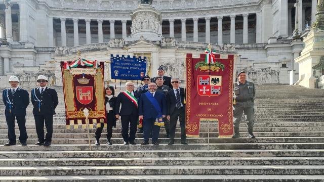 100 anni della fondazione dell'Istituto Nazionale Nastro Azzurro: a Roma presenti il Comune e la Provincia di Ascoli