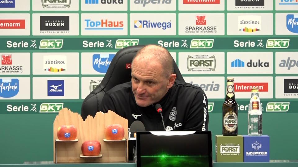 Sudtirol-Perugia 2-1, voci Bisoli (“Non ho più aggettivi per i miei ragazzi”) e Castori (“Ko simile a quello di Ascoli”)