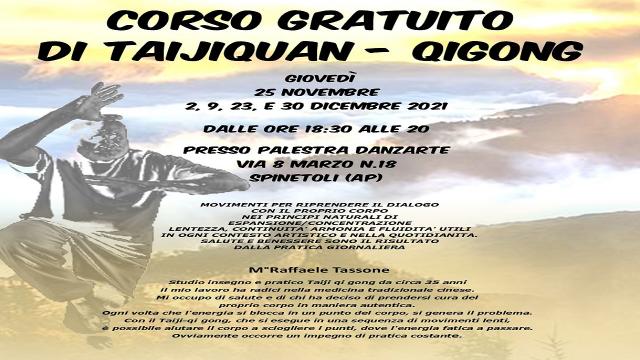 Unione Sportiva Acli, corso gratuito di Taijiquan-qigong a Pagliare del Tronto