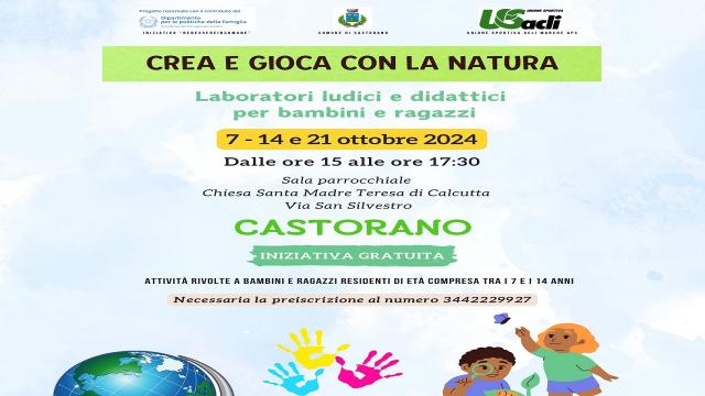 Castorano: ''Crea e gioca con la natura'', tanti appuntamenti ad Ottobre a San Silvestro 