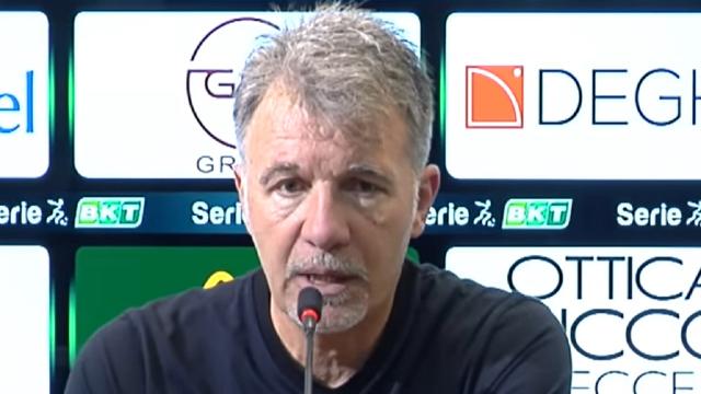 Lecce-Frosinone 1-0: voci Baroni (“Prestazione matura”), Grosso (“In difficoltà numericamente”) e Coda