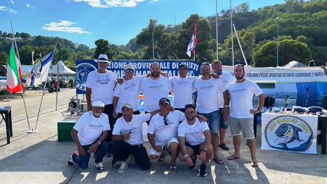 Circolo Nautico Sambenedettese, terzo posto assoluto ai campionati italiani di traina d'altura per club ad Ortona