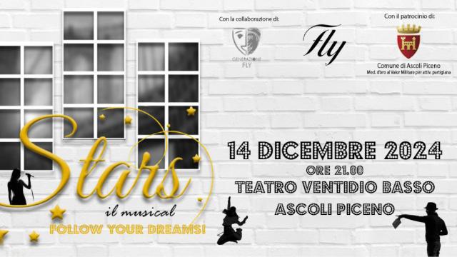Al Teatro Ventidio di Ascoli in scena il musical ''Stars'' della Fly Communications