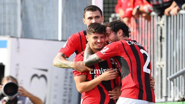 Spezia-Milan 1-2, highlights. Primo gol per Maldini junior