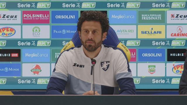 Frosinone-Benevento 1-0, voci Grosso (“Complimenti ai nostri avversari”) e Cannavaro (“C'è tanto rammarico”)