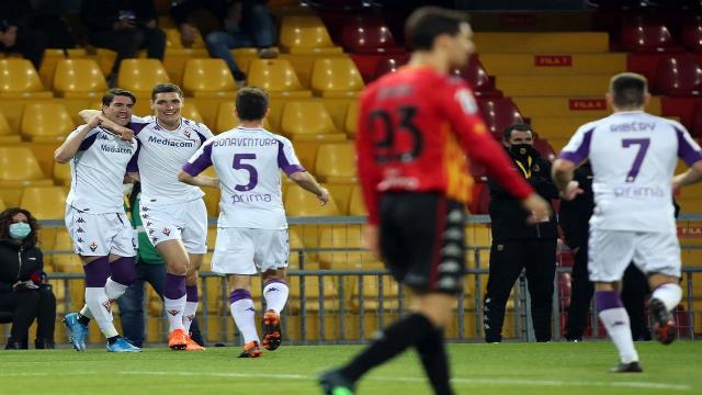 Benevento-Fiorentina 1-4, highlights