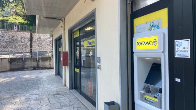 Folignano, lavori sportelli Atm Poste di Villa Pigna e capoluogo. Terrani: ''Chiediamo Atm anche a Piane di Morro''
